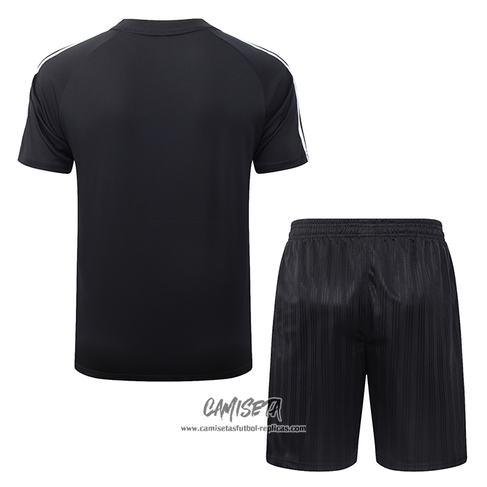 Chandal del Alemania 2026-2027 Manga Corta Negro - Pantalon Corto